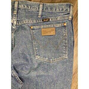 Vintage Wrangler Jeans 37x34 Mens 31MWZ Relaxed Fit Denim Western Work USA 90s